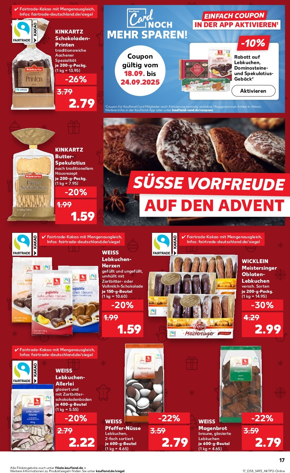 kaufland - Kaufland-Prospekt gültig vom 18.09. bis 24.09. - page: 17