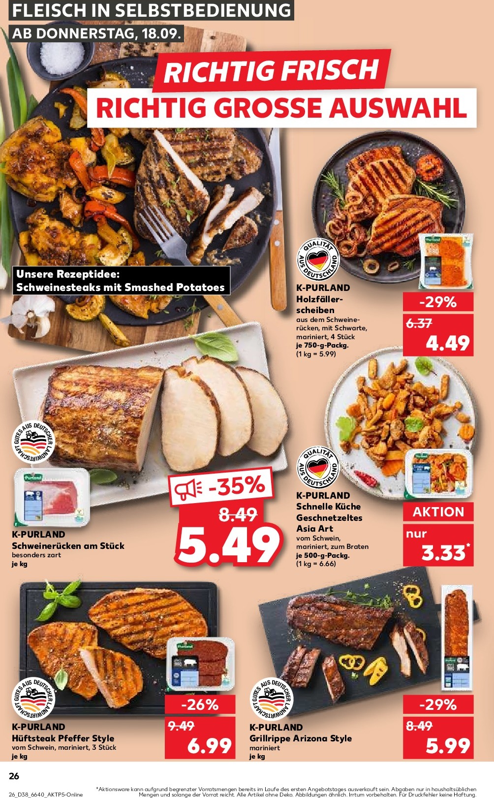 kaufland - Kaufland-Prospekt gültig vom 18.09. bis 24.09. - page: 26
