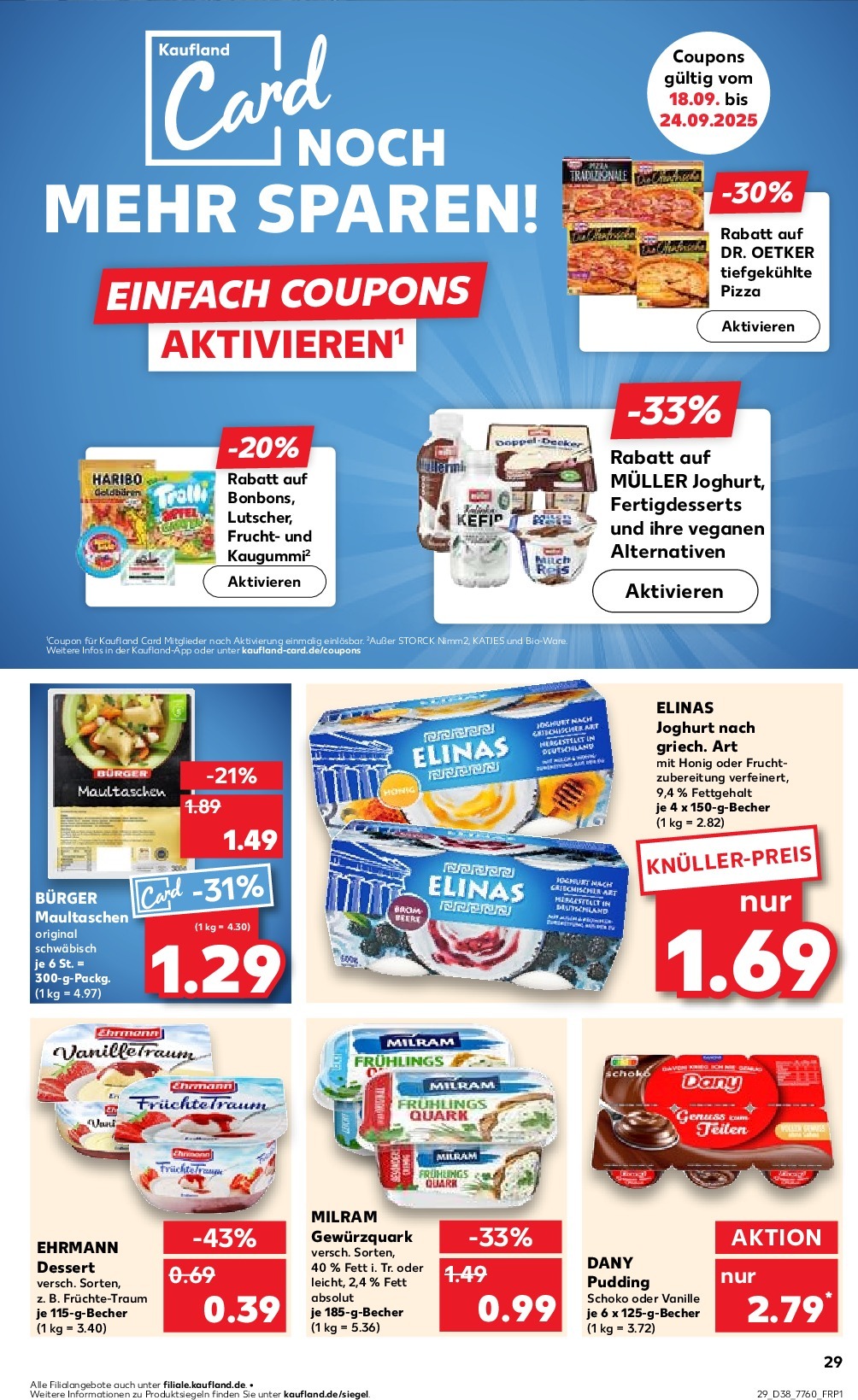 kaufland - Kaufland-Prospekt gültig vom 18.09. bis 24.09. - page: 29