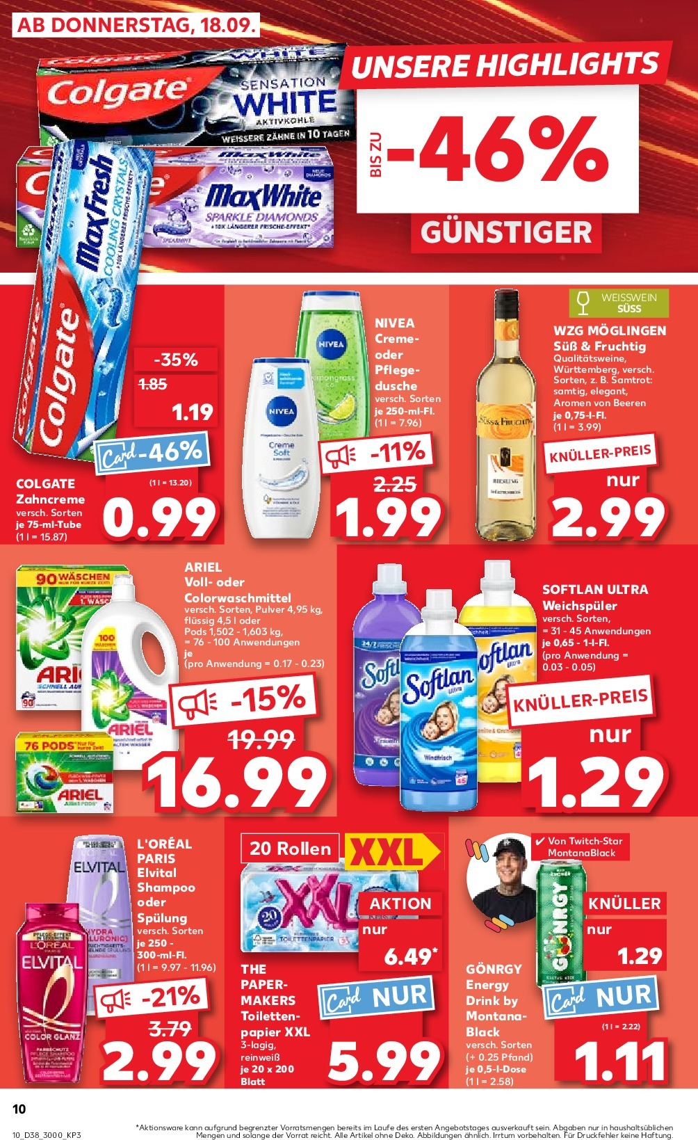 kaufland - Kaufland-Prospekt gültig vom 18.09. bis 24.09. - page: 10