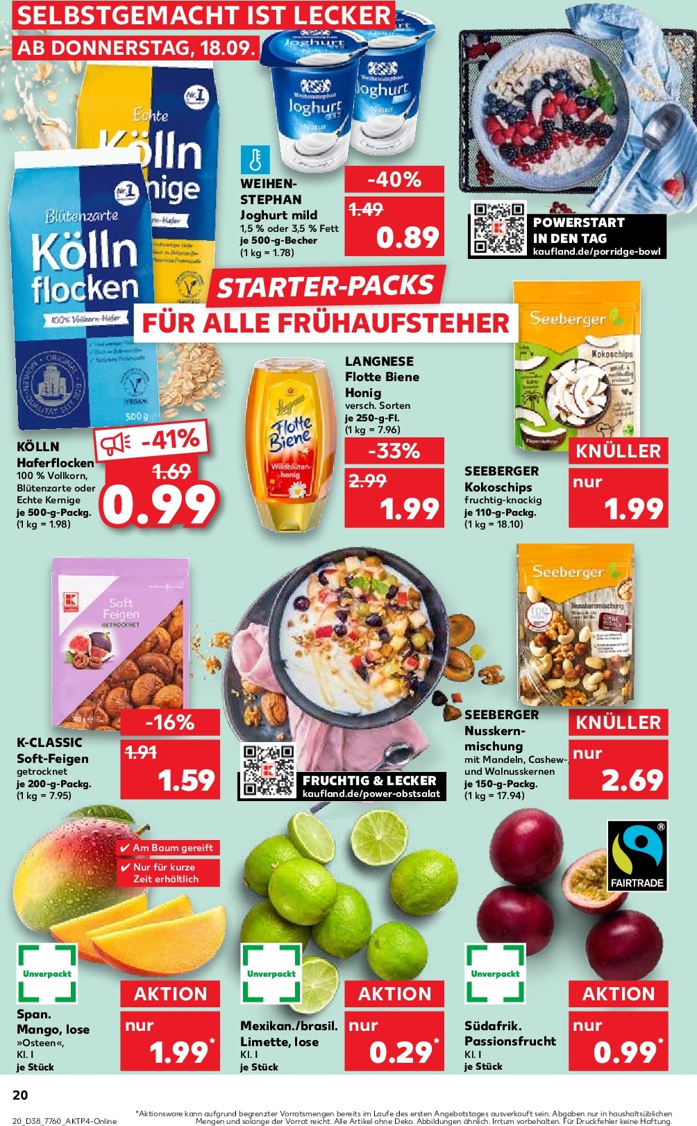 kaufland - Kaufland-Prospekt gültig vom 18.09. bis 24.09. - page: 20