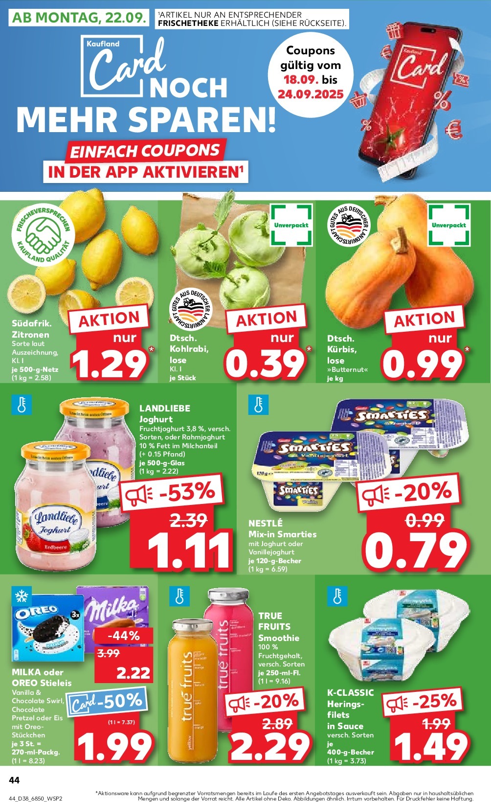 kaufland - Kaufland-Prospekt gültig vom 18.09. bis 24.09. - page: 44