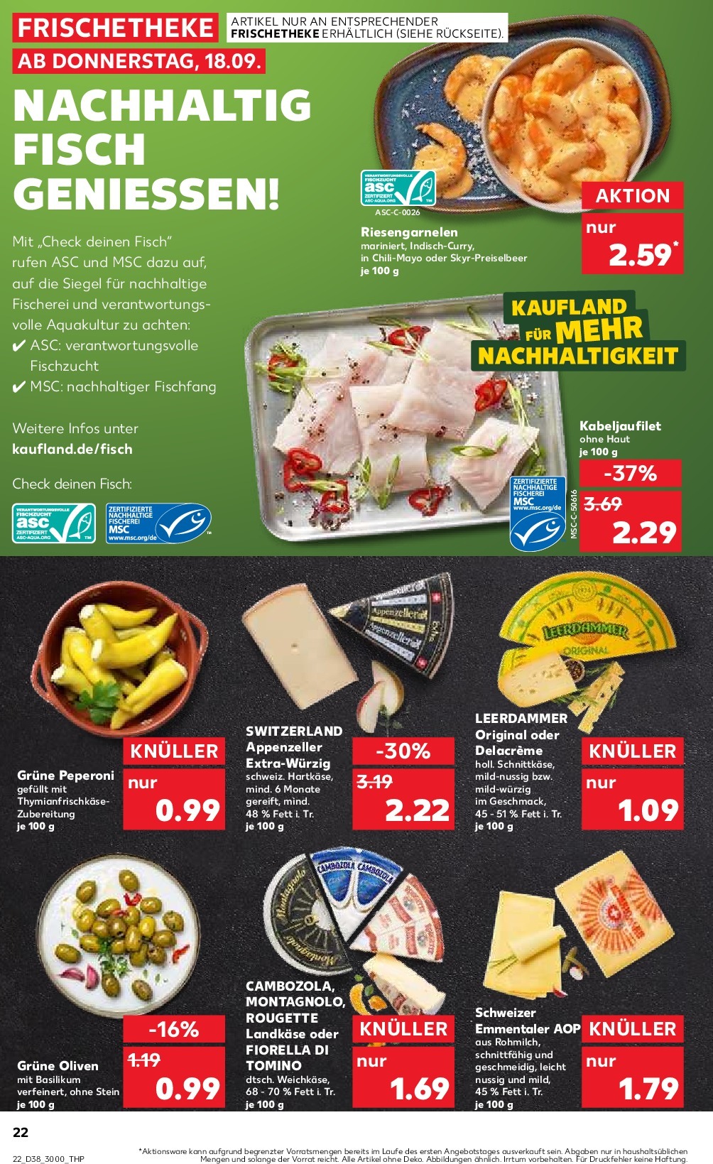 kaufland - Kaufland-Prospekt gültig vom 18.09. bis 24.09. - page: 22