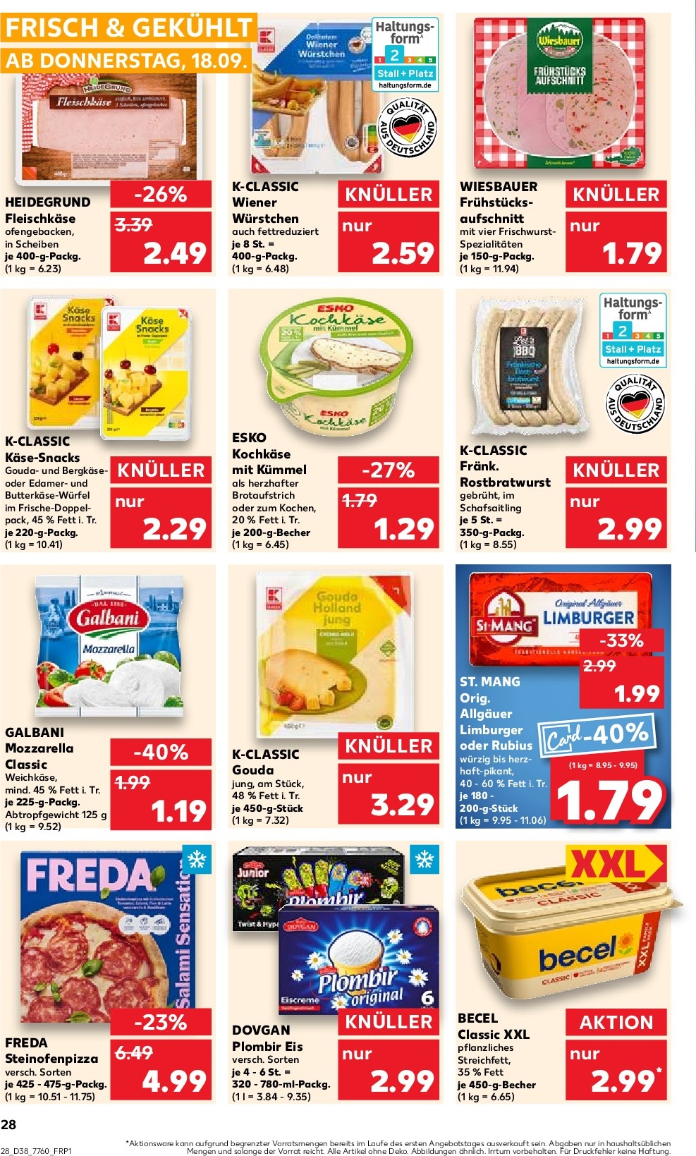 kaufland - Kaufland-Prospekt gültig vom 18.09. bis 24.09. - page: 28
