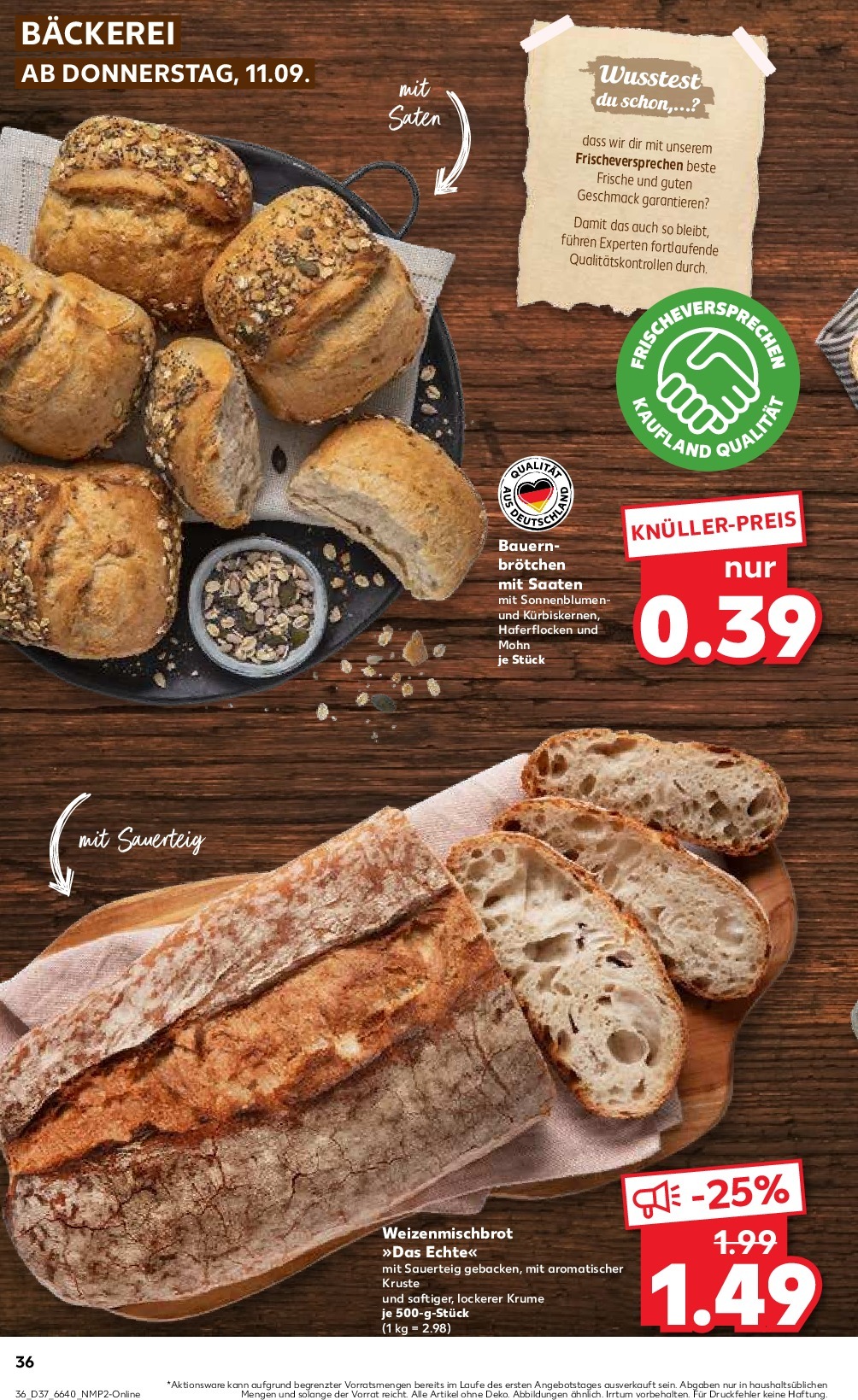 kaufland - Kaufland-Prospekt gültig vom 15.09. bis 17.09. - page: 36