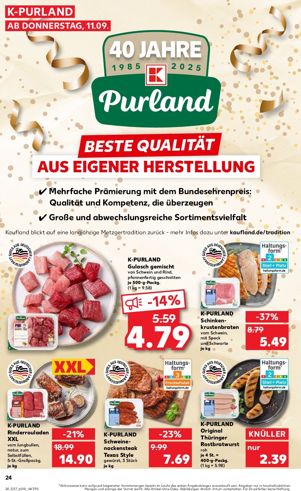 kaufland - Kaufland-Prospekt gültig vom 15.09. bis 17.09. - page: 24