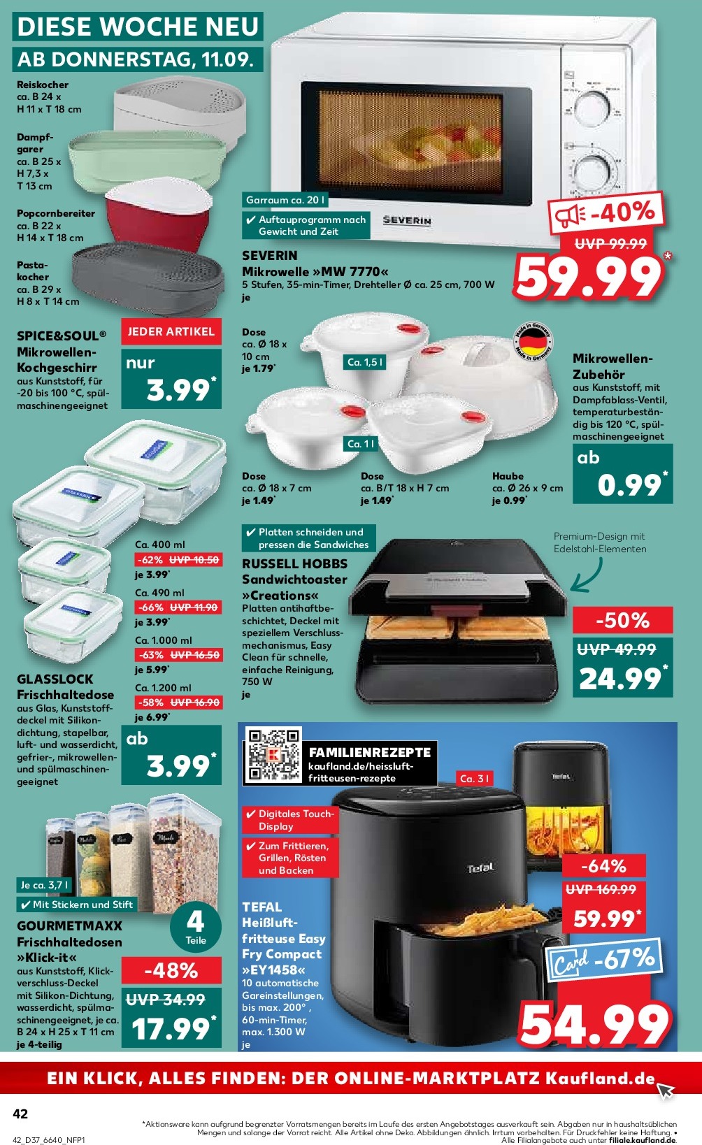 kaufland - Kaufland-Prospekt gültig vom 15.09. bis 17.09. - page: 42