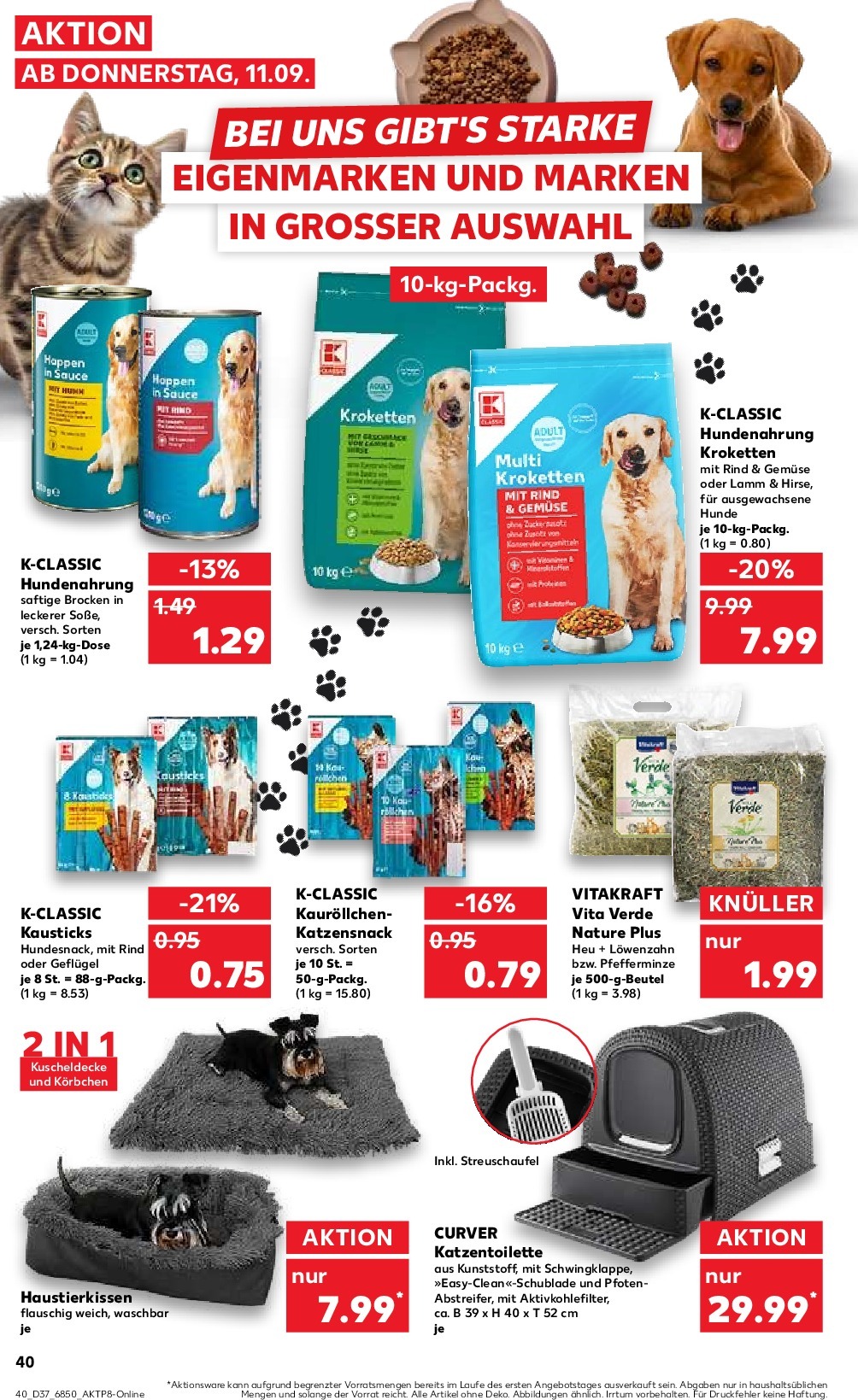 kaufland - Kaufland-Prospekt gültig vom 15.09. bis 17.09. - page: 40
