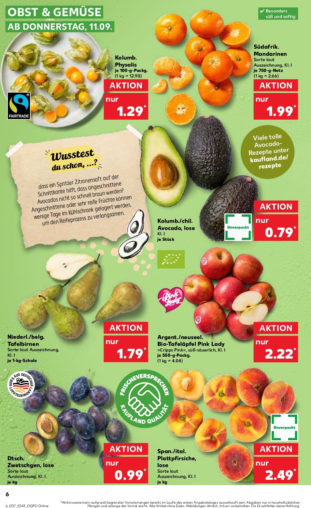 kaufland - Kaufland-Prospekt gültig vom 15.09. bis 17.09. - page: 6