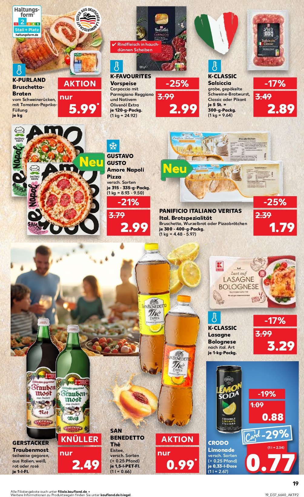 kaufland - Kaufland-Prospekt gültig vom 15.09. bis 17.09. - page: 19