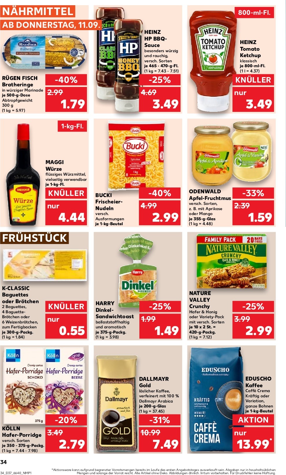 kaufland - Kaufland-Prospekt gültig vom 15.09. bis 17.09. - page: 34