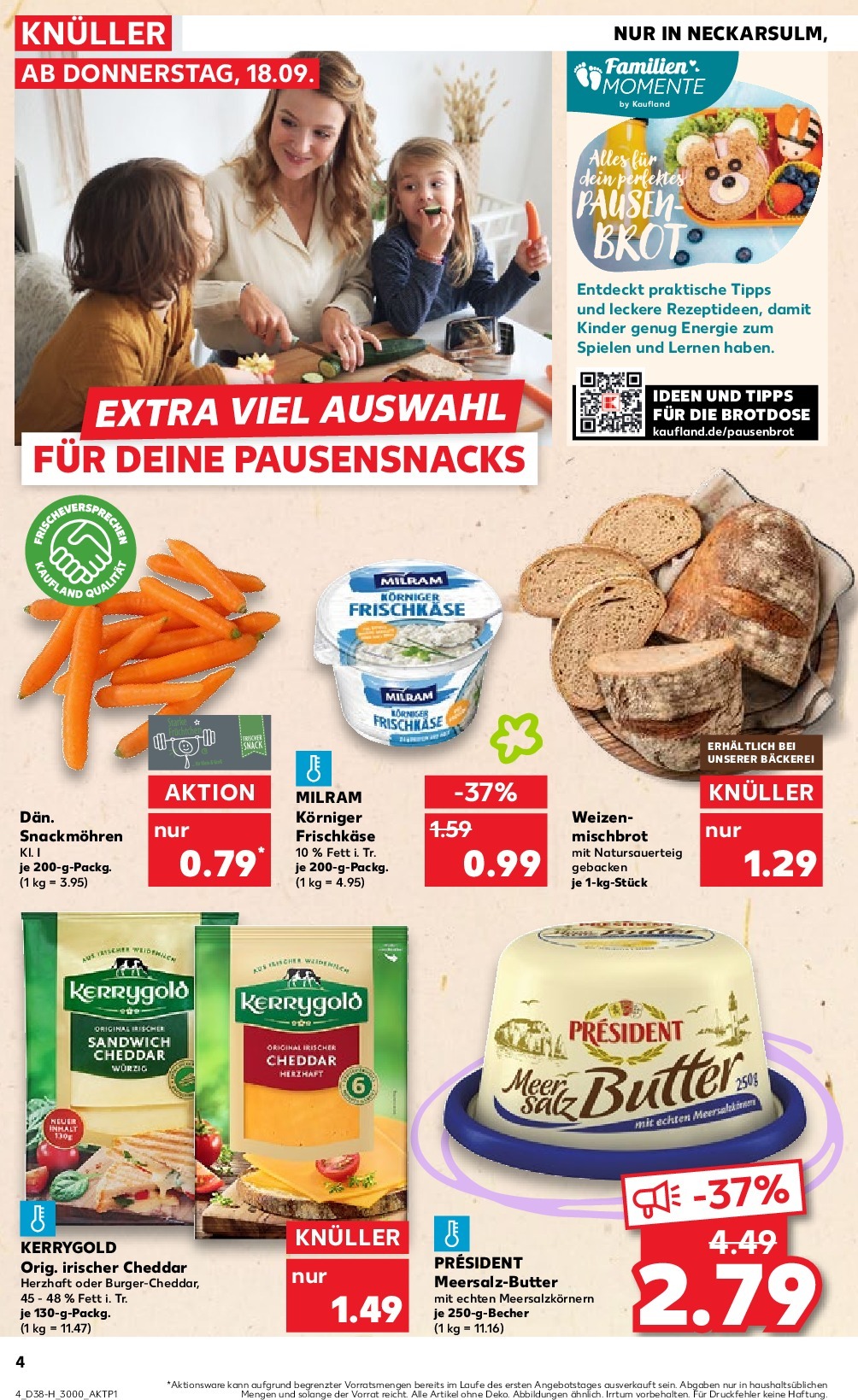 kaufland - Kaufland - Extra-Angebote-Prospekt gültig vom 18.09. bis 24.09. - page: 4