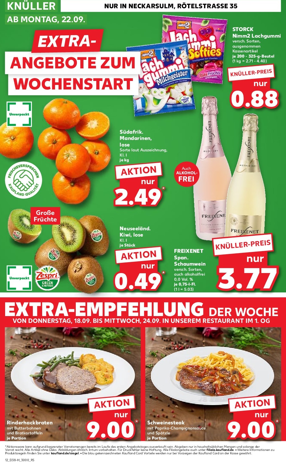 kaufland - Kaufland - Extra-Angebote-Prospekt gültig vom 18.09. bis 24.09. - page: 12