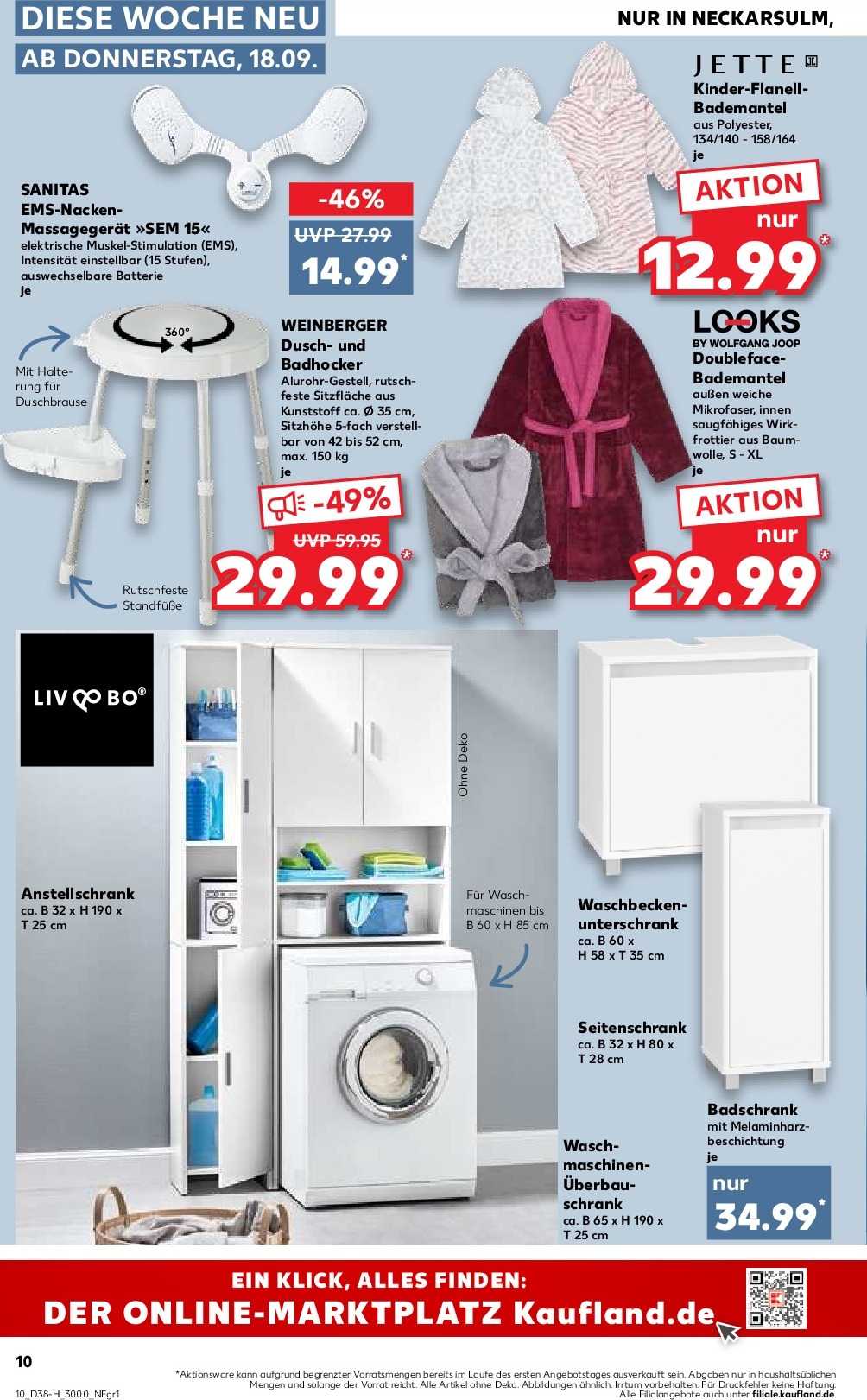 kaufland - Kaufland - Extra-Angebote-Prospekt gültig vom 18.09. bis 24.09. - page: 10