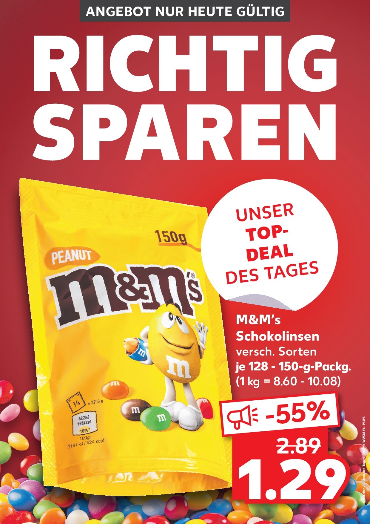 kaufland - Kaufland - Richtig Sparen-Prospekt gültig vom 19.09. bis 19.09.
