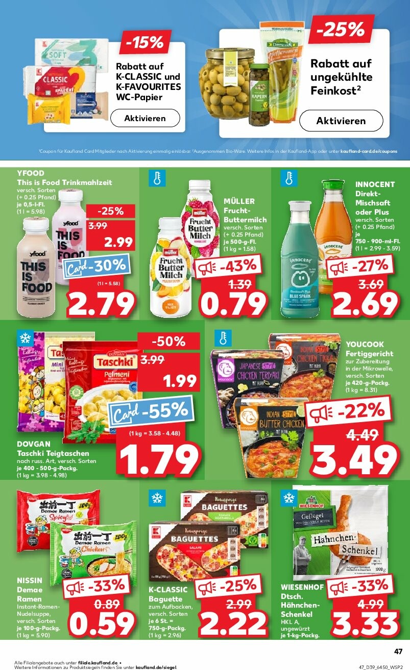 kaufland - Kaufland-Prospekt gültig vom 25.09. bis 01.10. - page: 47