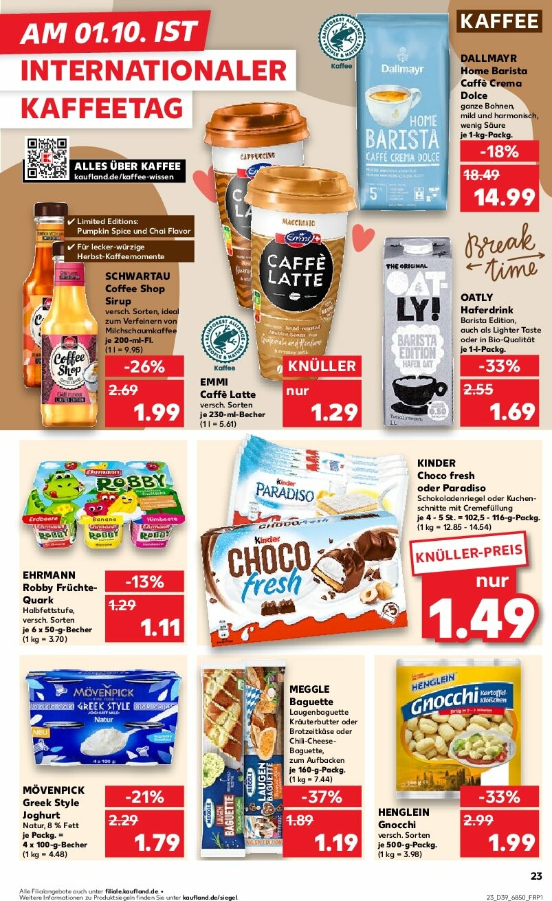 kaufland - Kaufland-Prospekt gültig vom 25.09. bis 01.10. - page: 23