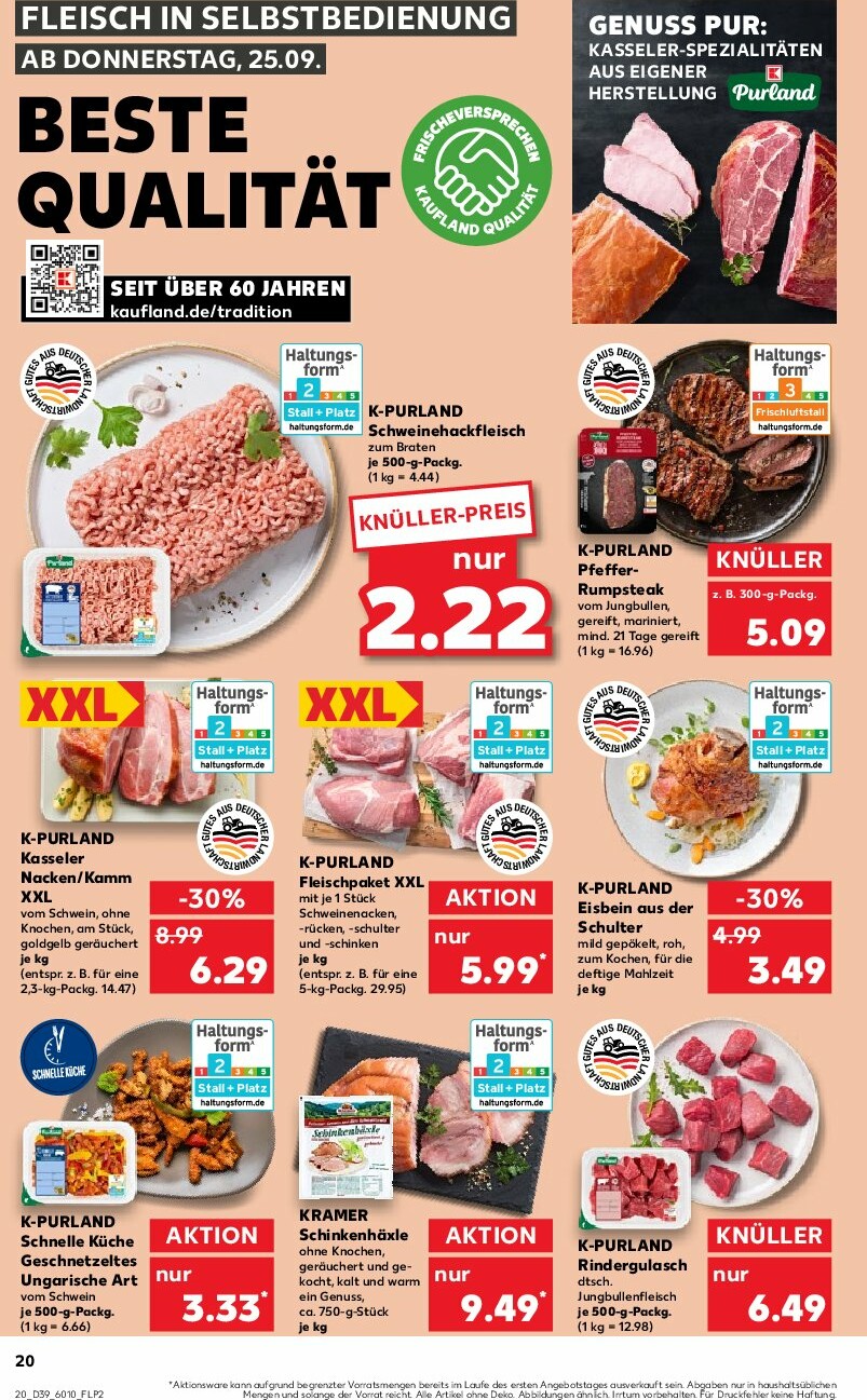 kaufland - Kaufland-Prospekt gültig vom 25.09. bis 01.10. - page: 20