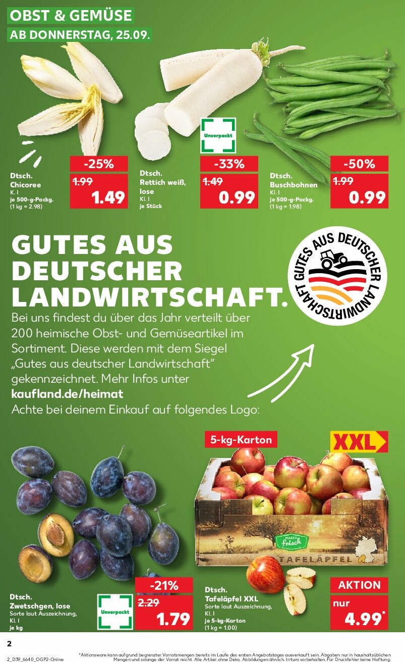 kaufland - Kaufland-Prospekt gültig vom 25.09. bis 01.10. - page: 2