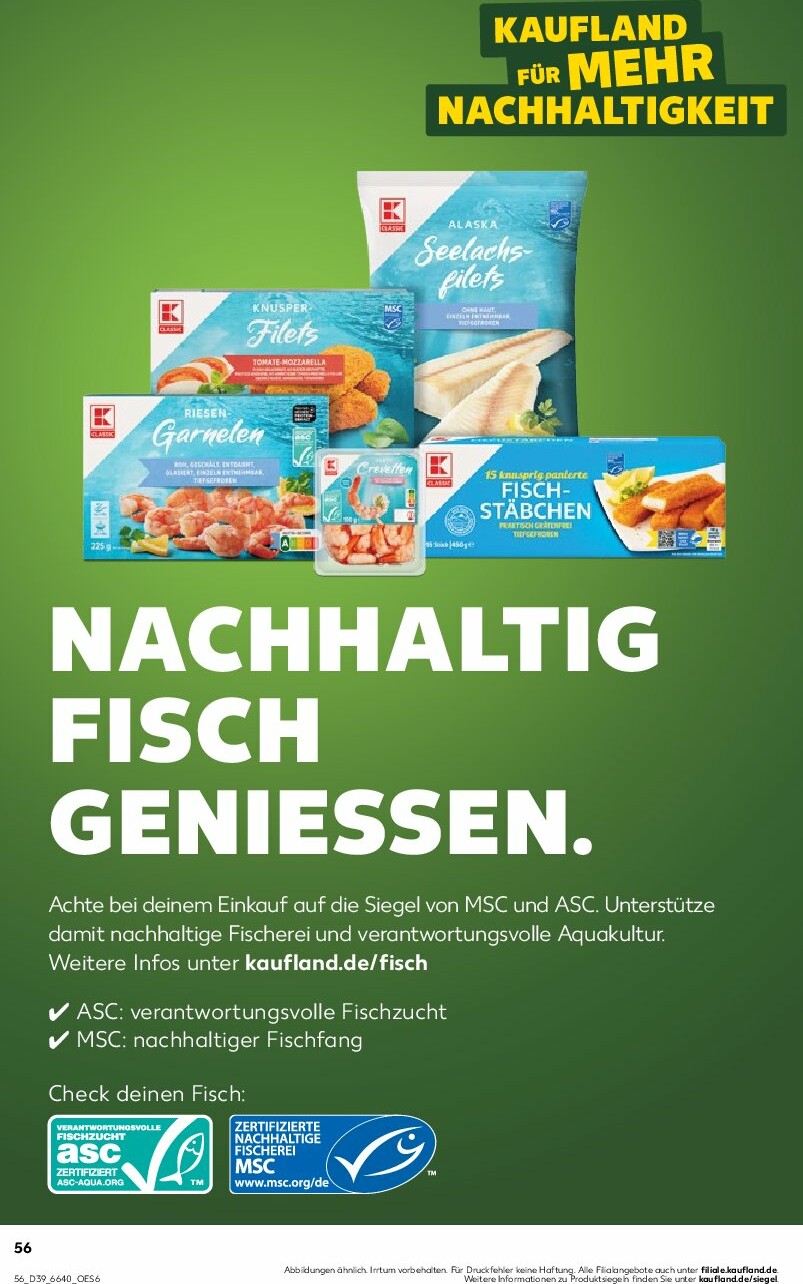 kaufland - Kaufland-Prospekt gültig vom 25.09. bis 01.10. - page: 56