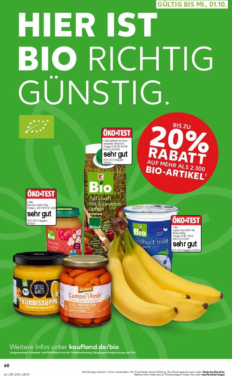 kaufland - Kaufland-Prospekt gültig vom 25.09. bis 01.10. - page: 60