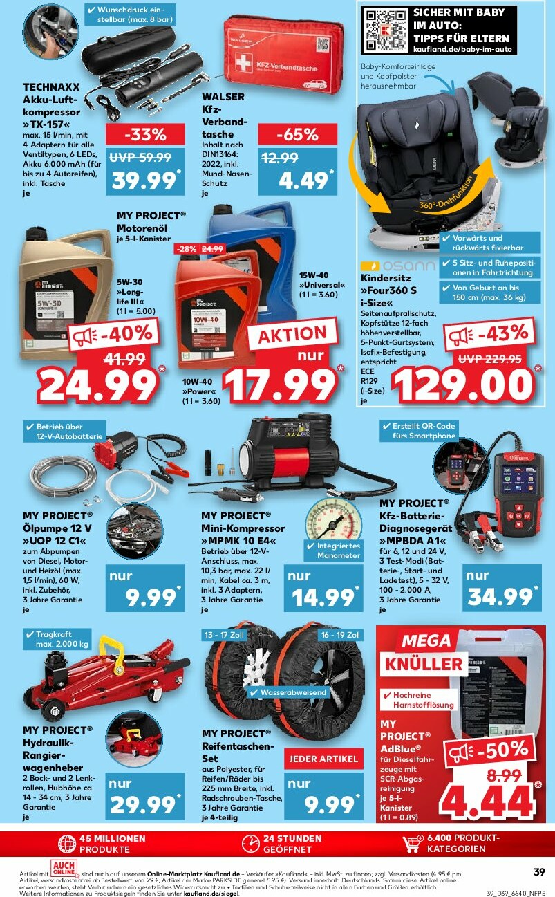 kaufland - Kaufland-Prospekt gültig vom 25.09. bis 01.10. - page: 39