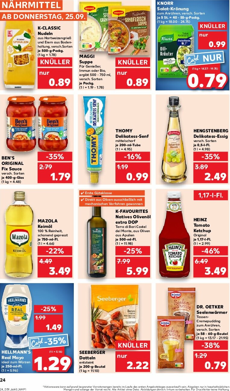 kaufland - Kaufland-Prospekt gültig vom 25.09. bis 01.10. - page: 24