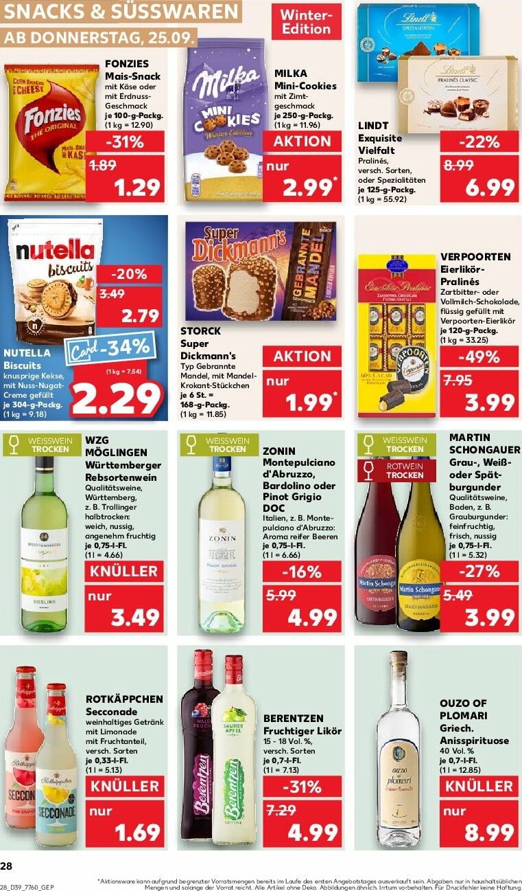 kaufland - Kaufland-Prospekt gültig vom 25.09. bis 01.10. - page: 28