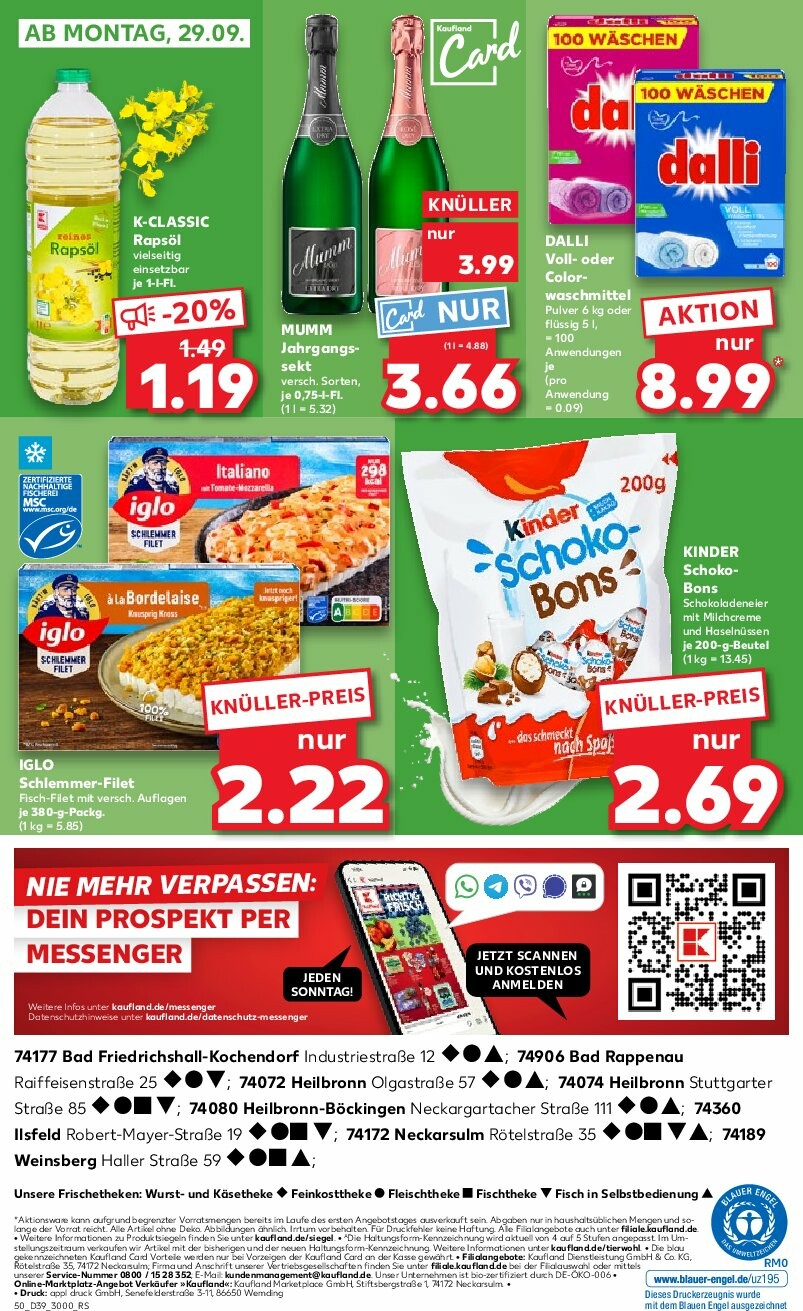 kaufland - Kaufland-Prospekt gültig vom 25.09. bis 01.10. - page: 50