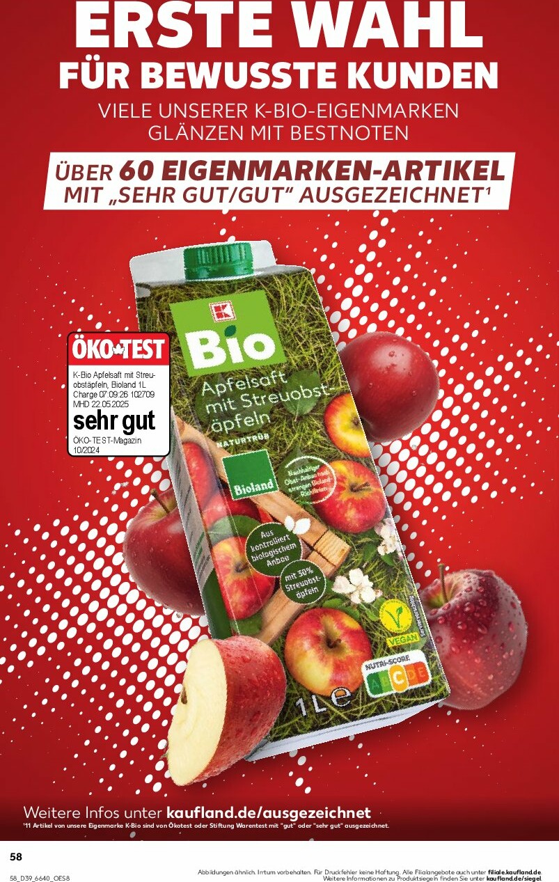 kaufland - Kaufland-Prospekt gültig vom 25.09. bis 01.10. - page: 58