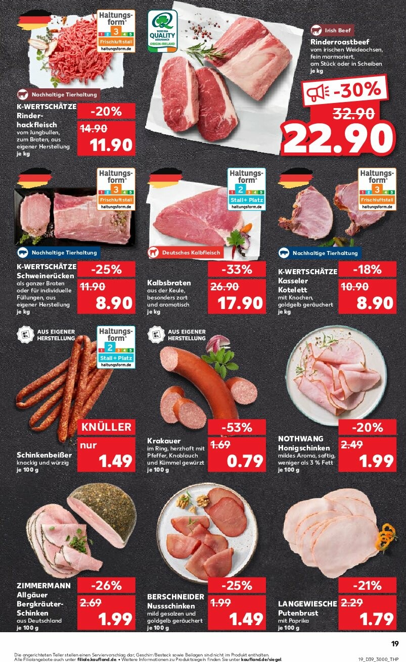 kaufland - Kaufland-Prospekt gültig vom 25.09. bis 01.10. - page: 19