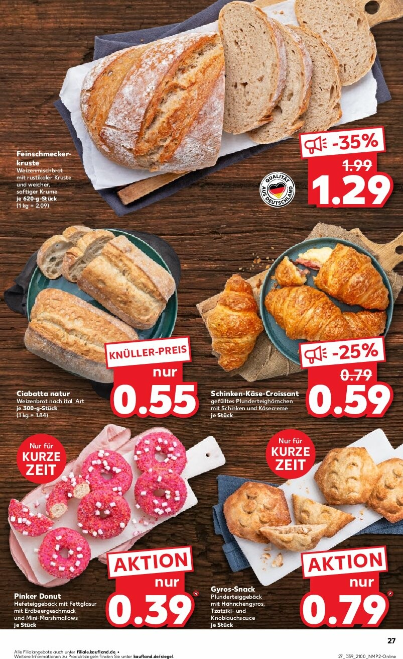 kaufland - Kaufland-Prospekt gültig vom 25.09. bis 01.10. - page: 27