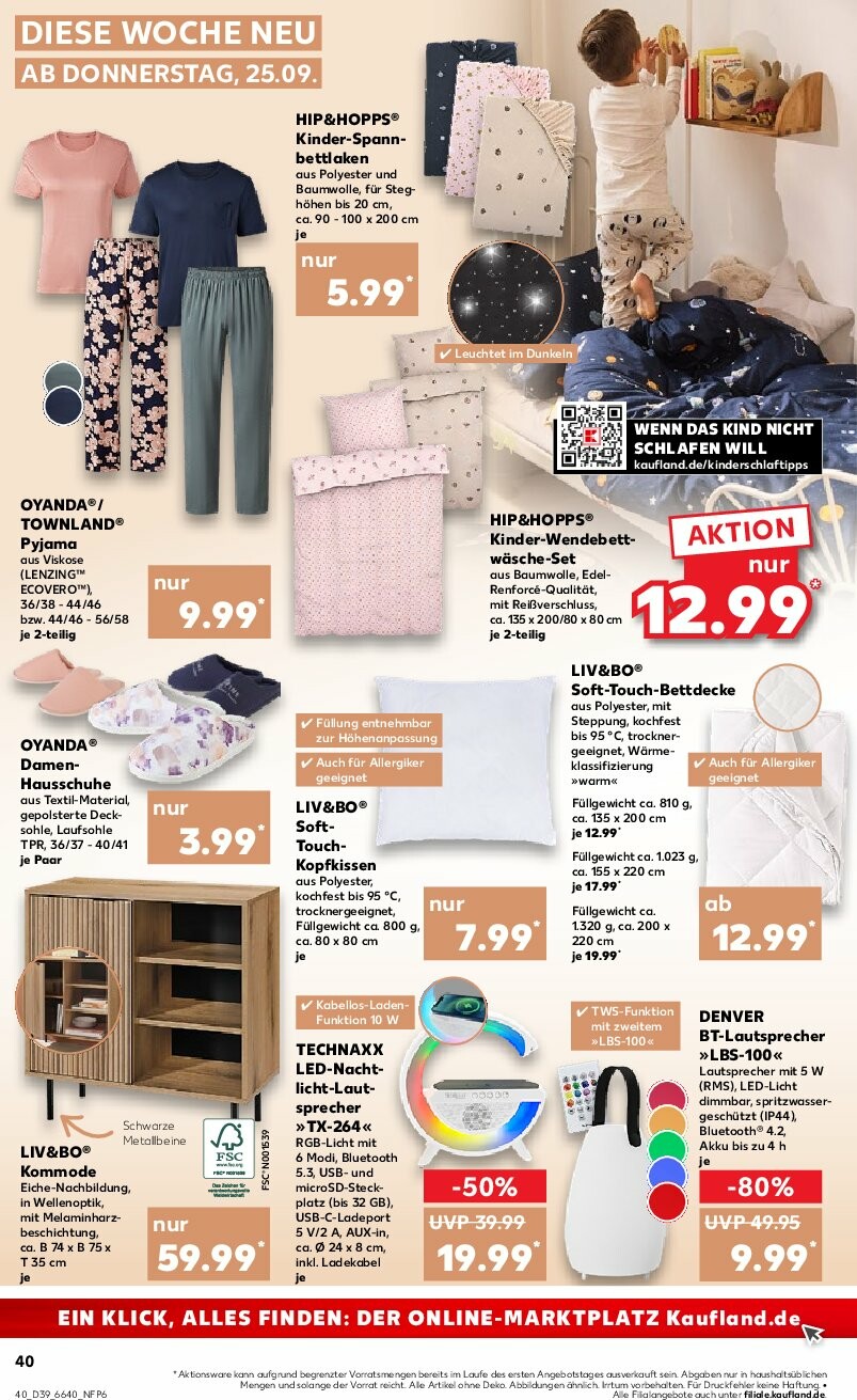 kaufland - Kaufland-Prospekt gültig vom 25.09. bis 01.10. - page: 40