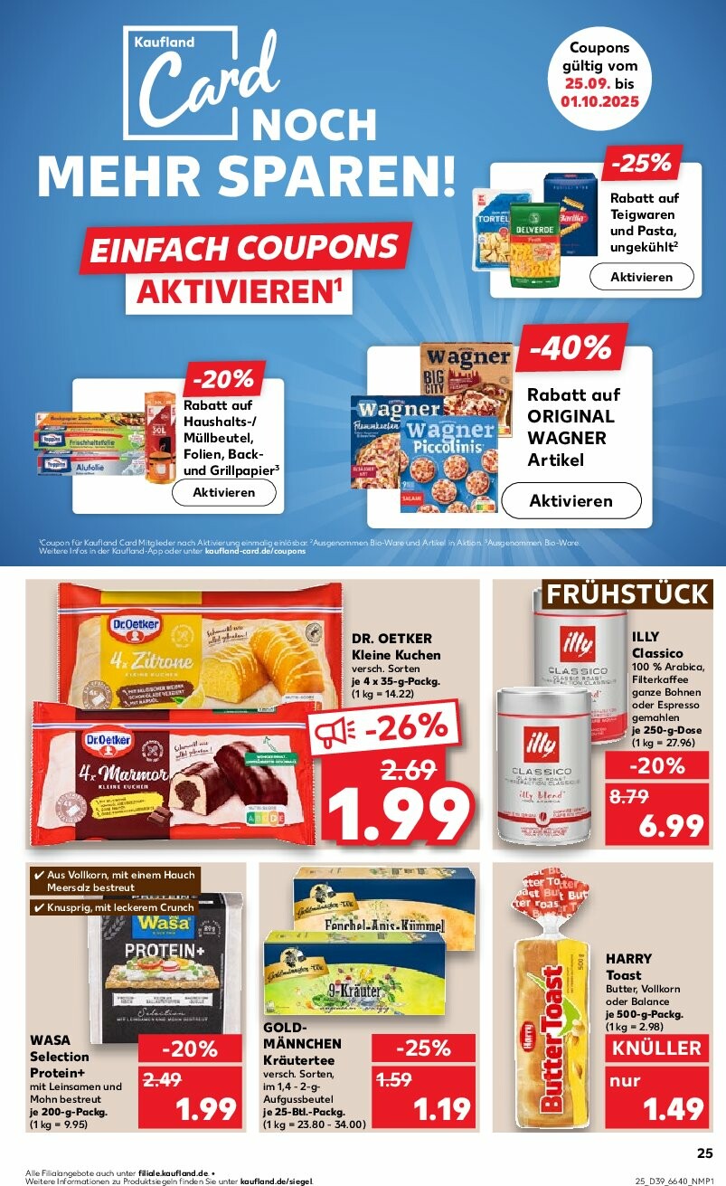 kaufland - Kaufland-Prospekt gültig vom 25.09. bis 01.10. - page: 25