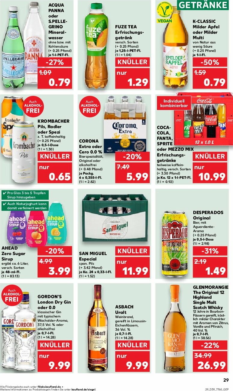 kaufland - Kaufland-Prospekt gültig vom 25.09. bis 01.10. - page: 29