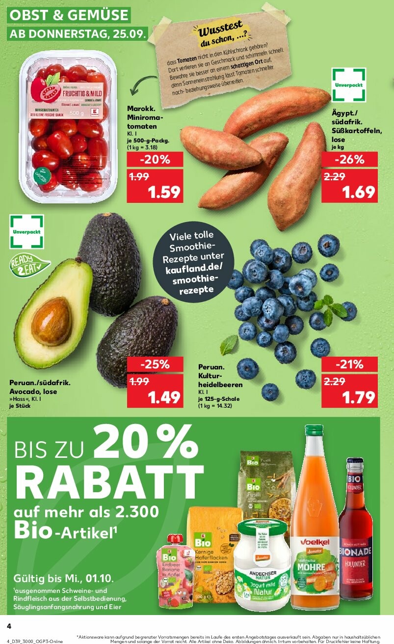 kaufland - Kaufland-Prospekt gültig vom 25.09. bis 01.10. - page: 4