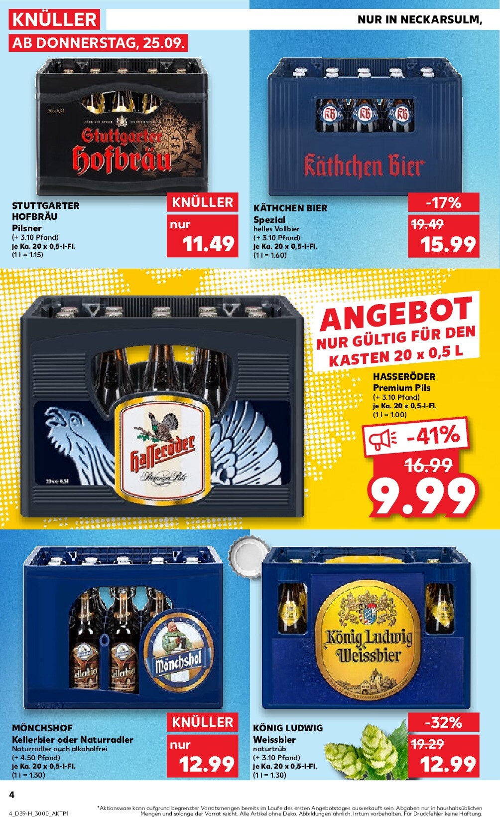 kaufland - Kaufland - Neckarsulm-Prospekt gültig vom 25.09. bis 01.10. - page: 4