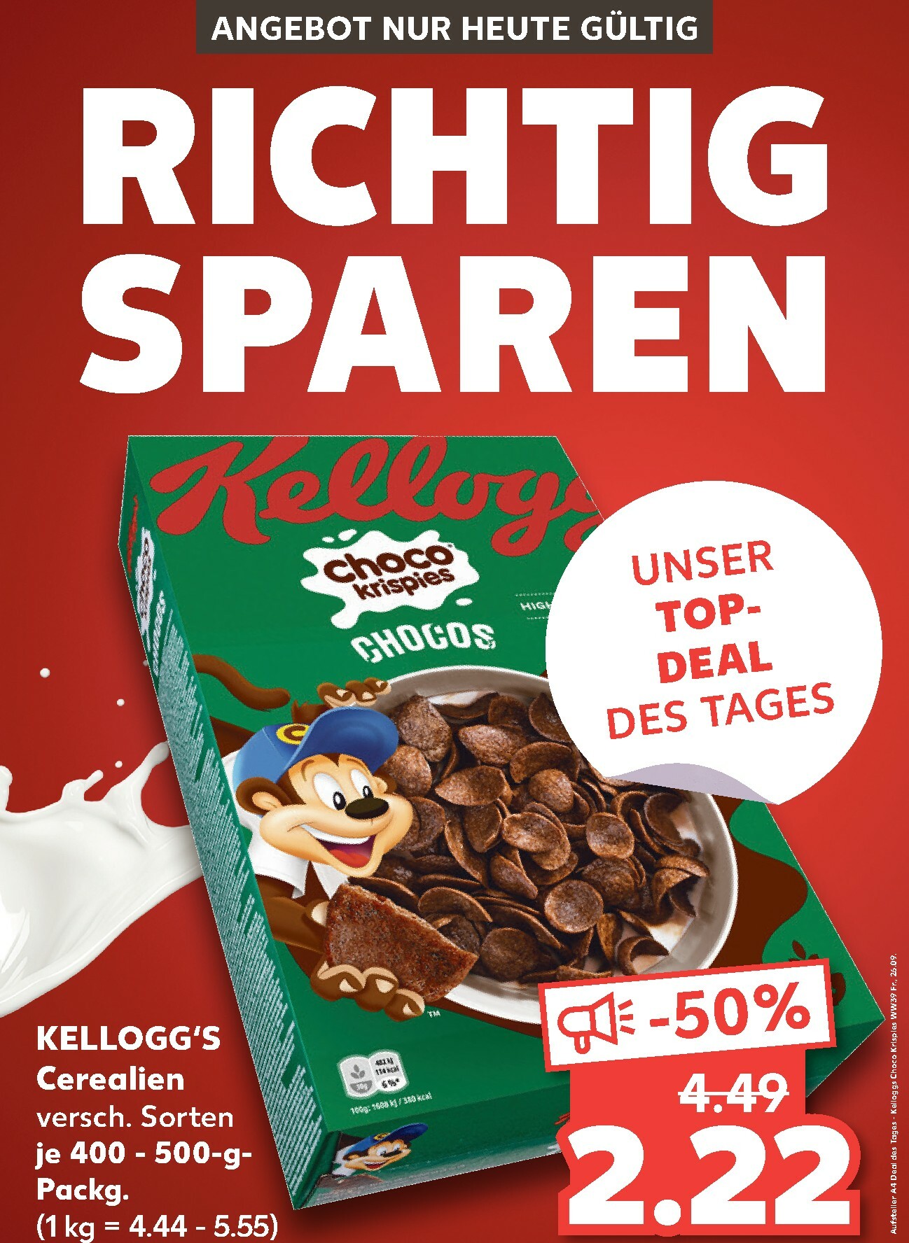 kaufland - Kaufland - Richtig Sparen-Prospekt gültig vom 26.09. bis 26.09.