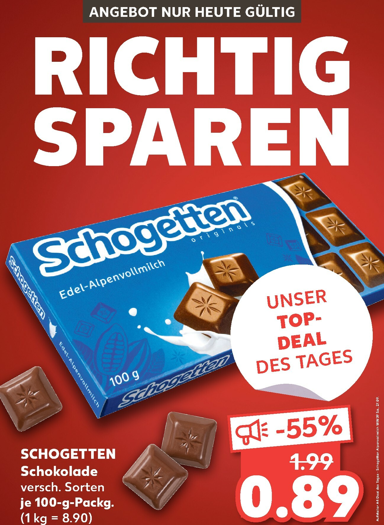 kaufland - Kaufland - Richtig Sparen-Prospekt gültig vom 27.09. bis 27.09.