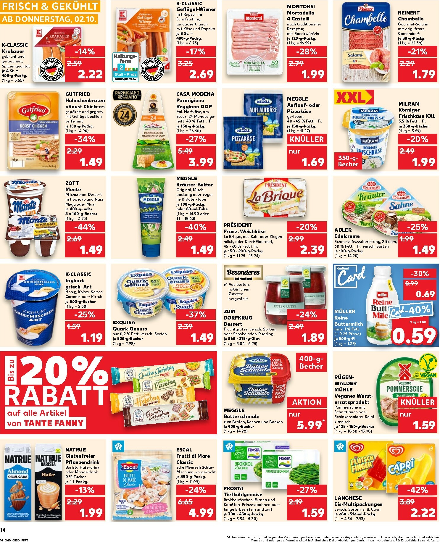 kaufland - Kaufland-Prospekt gültig vom 02.10. bis 08.10. - page: 14
