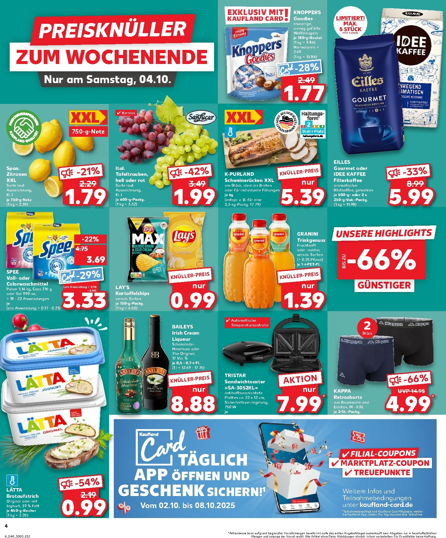 kaufland - Kaufland-Prospekt gültig vom 02.10. bis 08.10. - page: 4