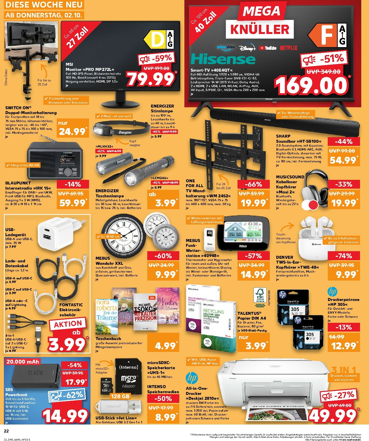 kaufland - Kaufland-Prospekt gültig vom 02.10. bis 08.10. - page: 22