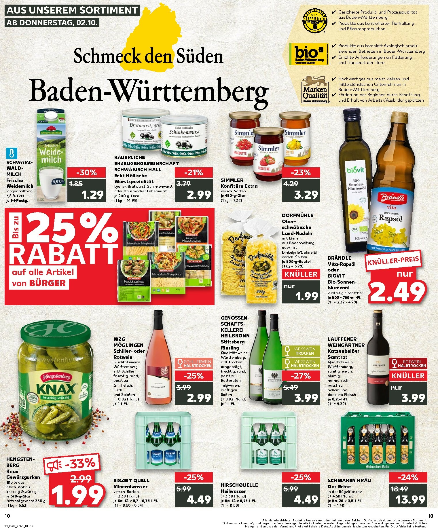 kaufland - Kaufland-Prospekt gültig vom 02.10. bis 08.10. - page: 10