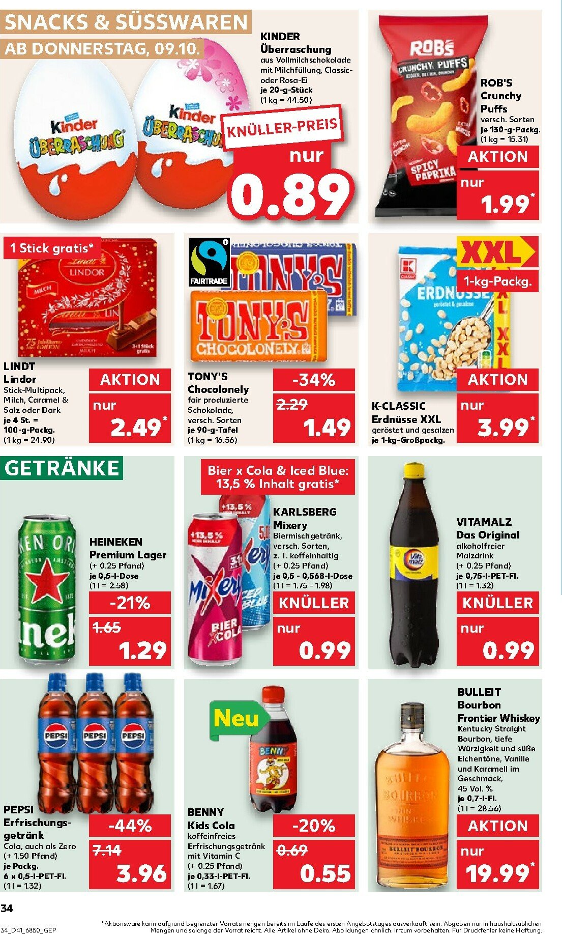 kaufland - Kaufland-Prospekt gültig vom 09.10. bis 15.10. - page: 34