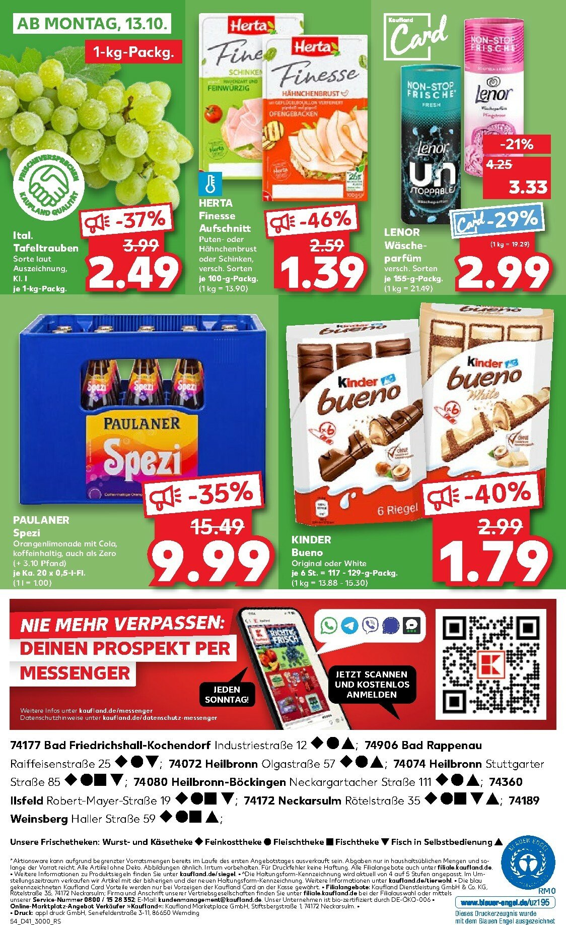kaufland - Kaufland-Prospekt gültig vom 09.10. bis 15.10. - page: 54