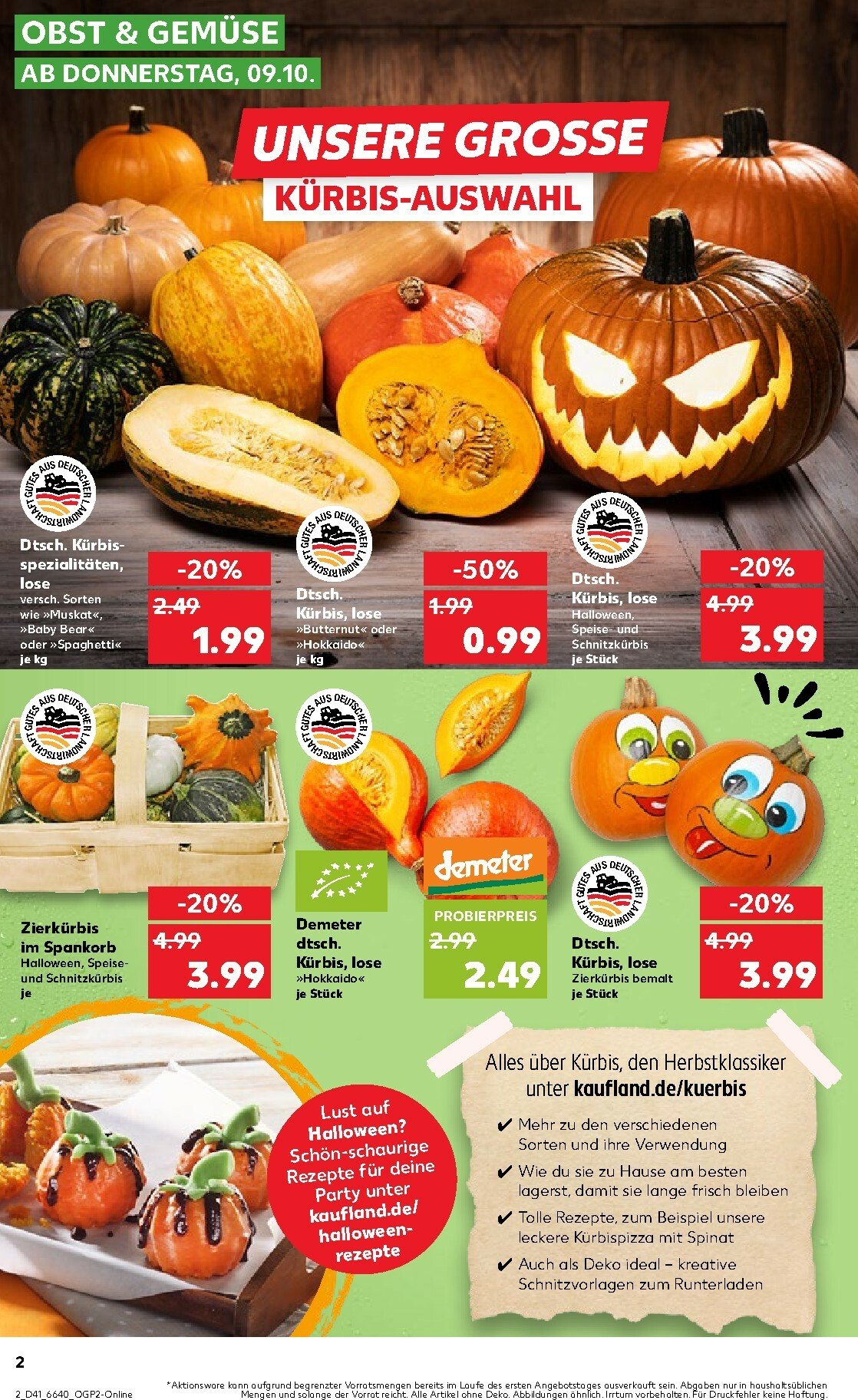 kaufland - Kaufland-Prospekt gültig vom 09.10. bis 15.10. - page: 2