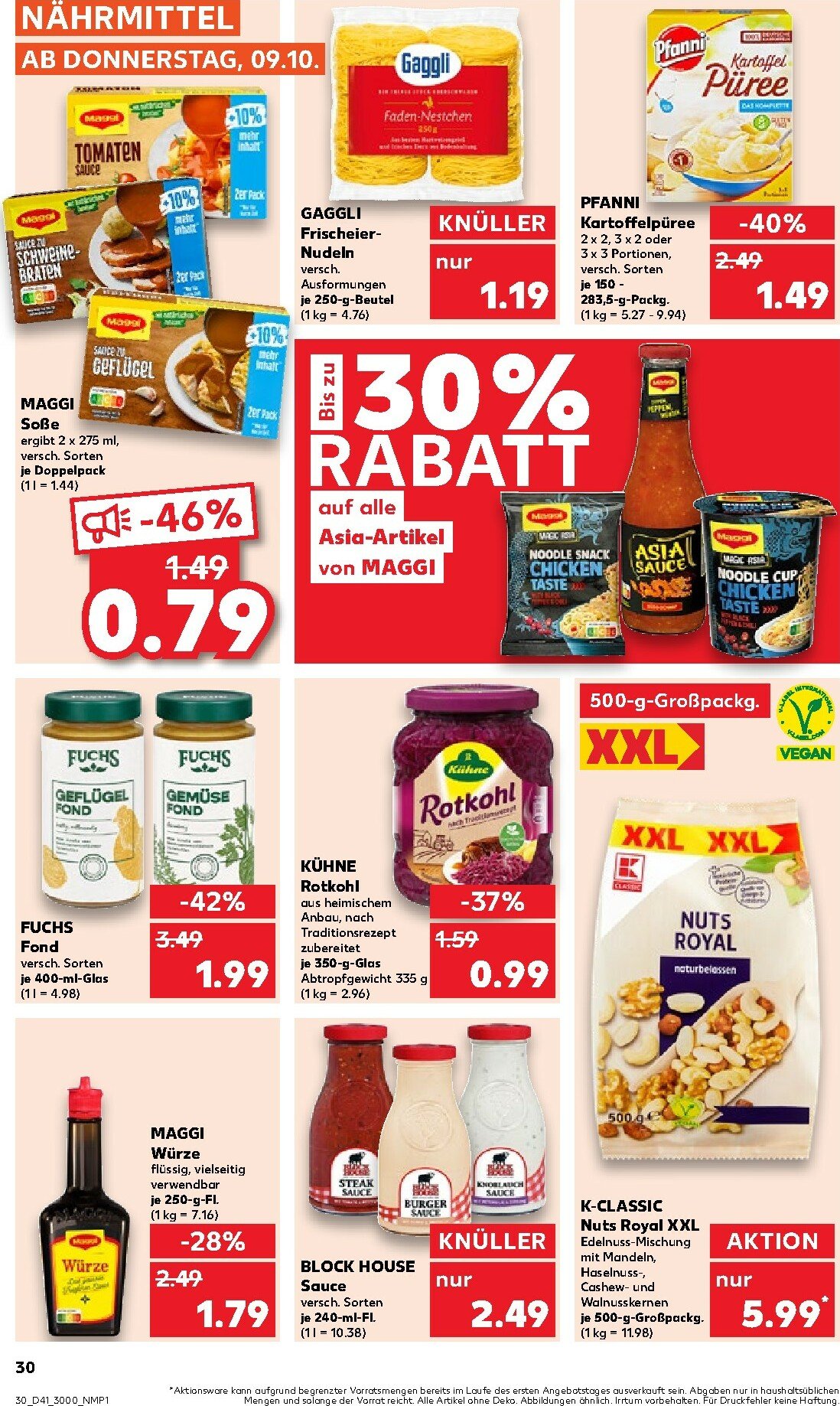 kaufland - Kaufland-Prospekt gültig vom 09.10. bis 15.10. - page: 30