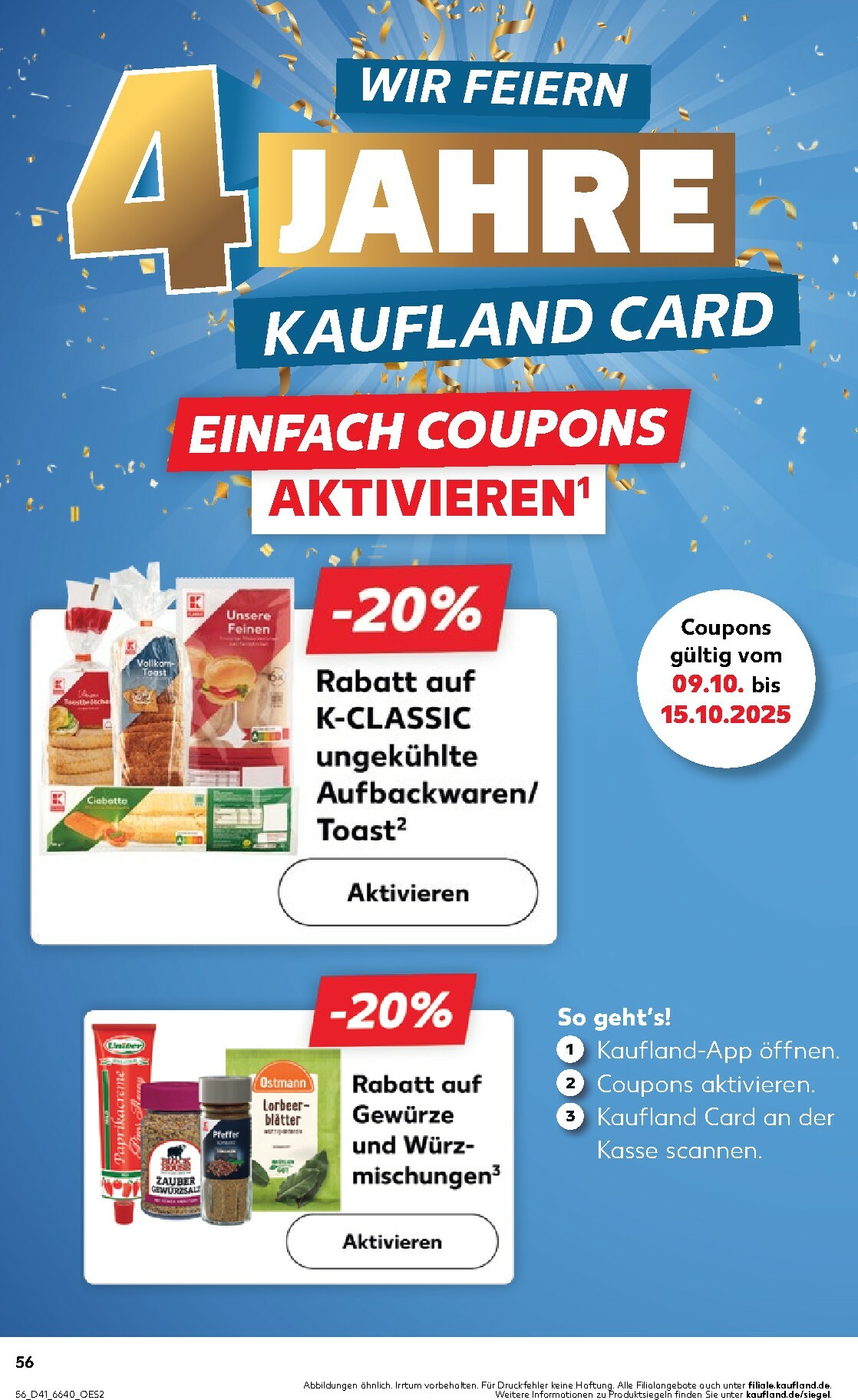 kaufland - Kaufland-Prospekt gültig vom 09.10. bis 15.10. - page: 56