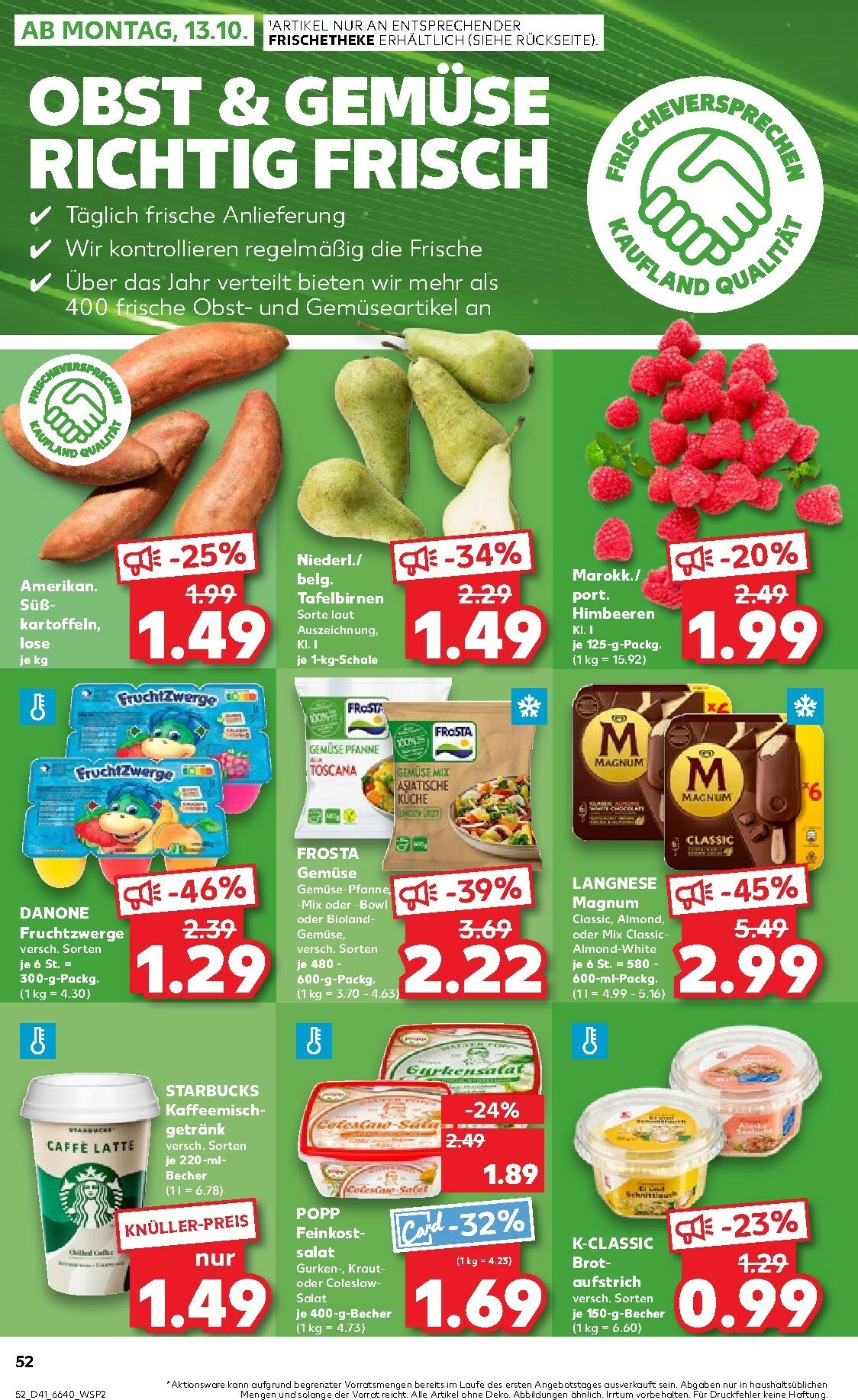 kaufland - Kaufland-Prospekt gültig vom 09.10. bis 15.10. - page: 52