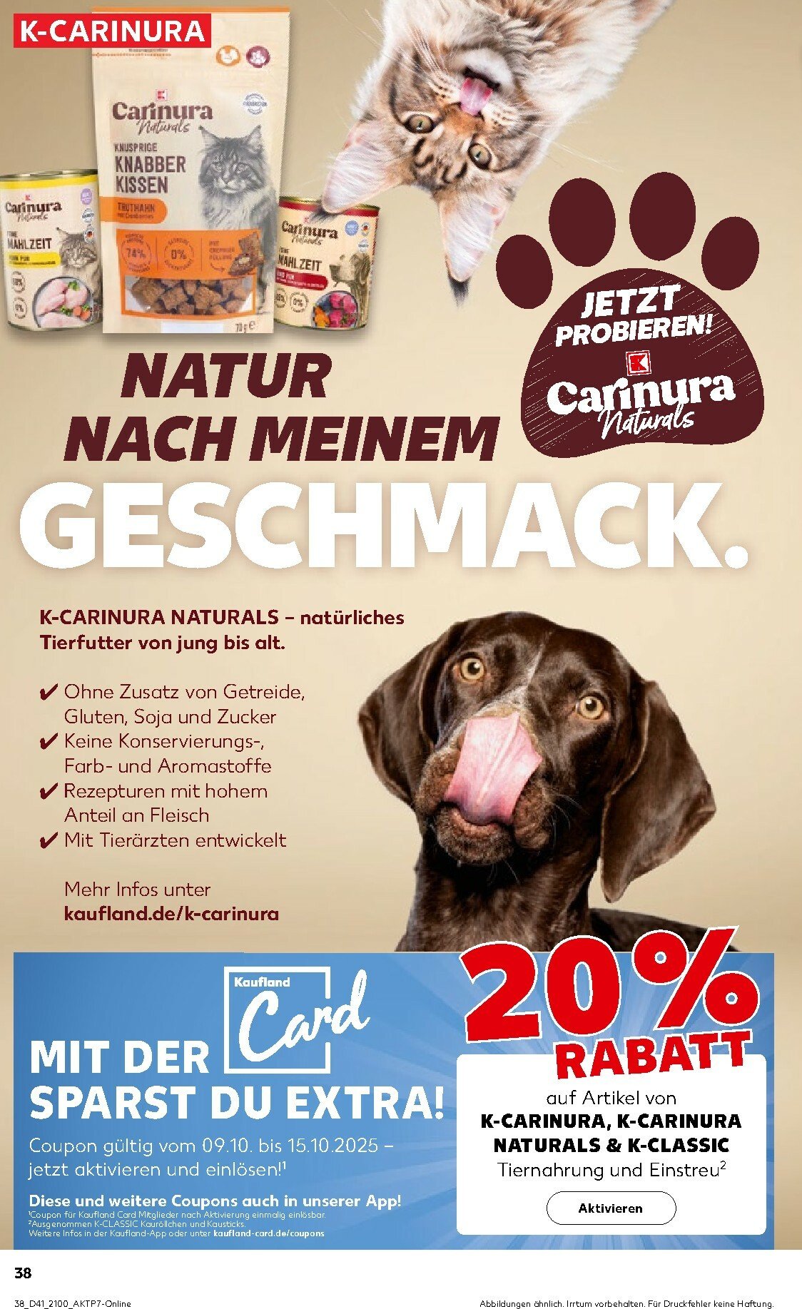 kaufland - Kaufland-Prospekt gültig vom 09.10. bis 15.10. - page: 38